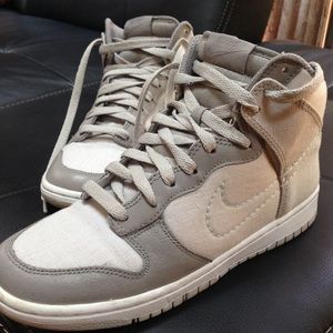 Gray Nike High Top Sneakers