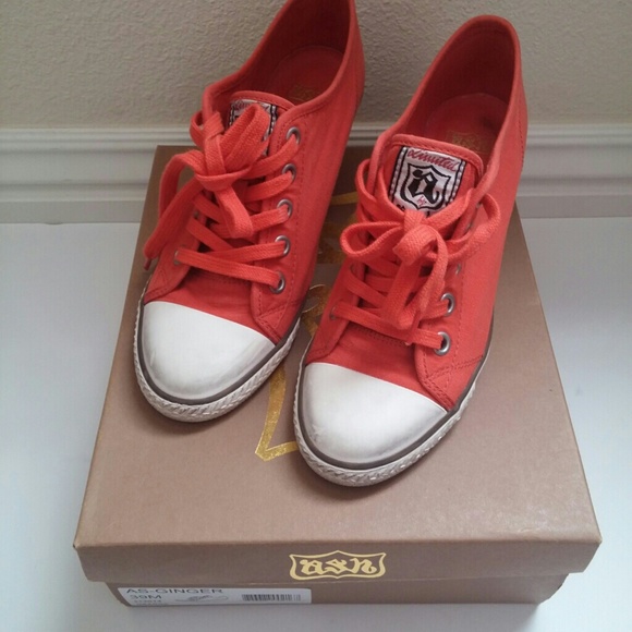 Ash Shoes Orange Canvas Sneaker sizs 39