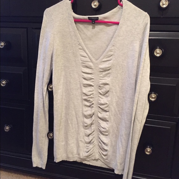 Express grey sweater! Worn once - Picture 2 of 4