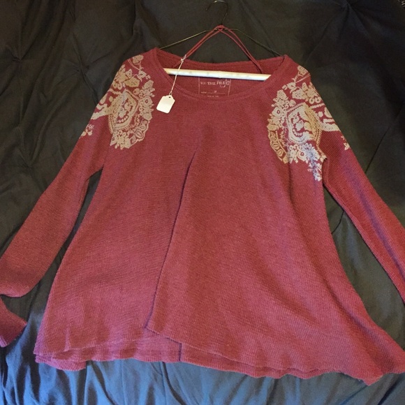 Long sleeve free people top