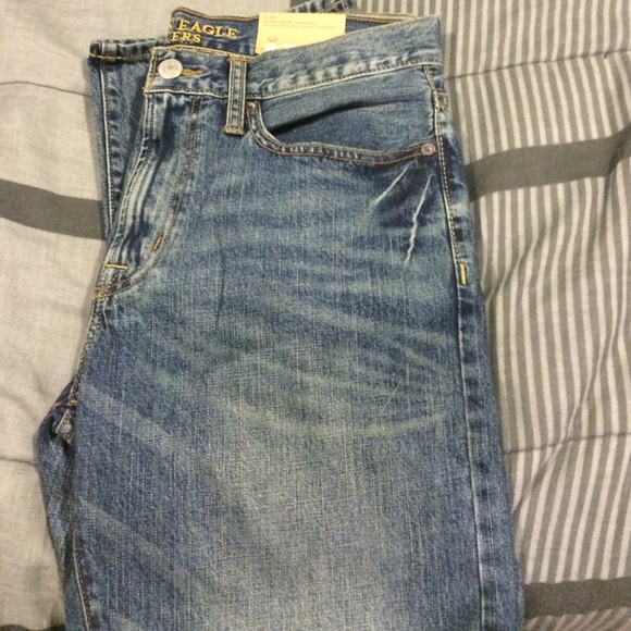American Eagle Relaxed Straight fit  mens jeans - Picture 2 of 3