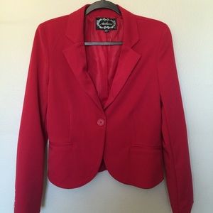 Red blazer