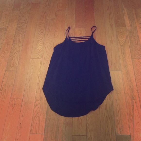 Flowy black tank