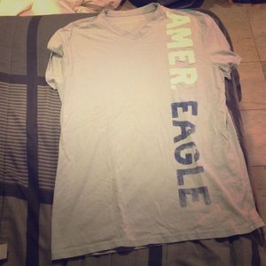 American Eagle V-neck summer short sleeve shirt