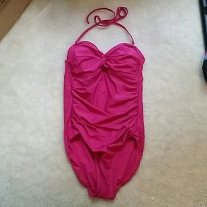 Fuschia one piece swimsuit!!