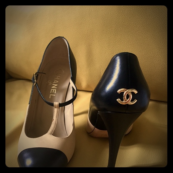 Authentic Chanel Shoes, in Box, & Dustbag Covers.