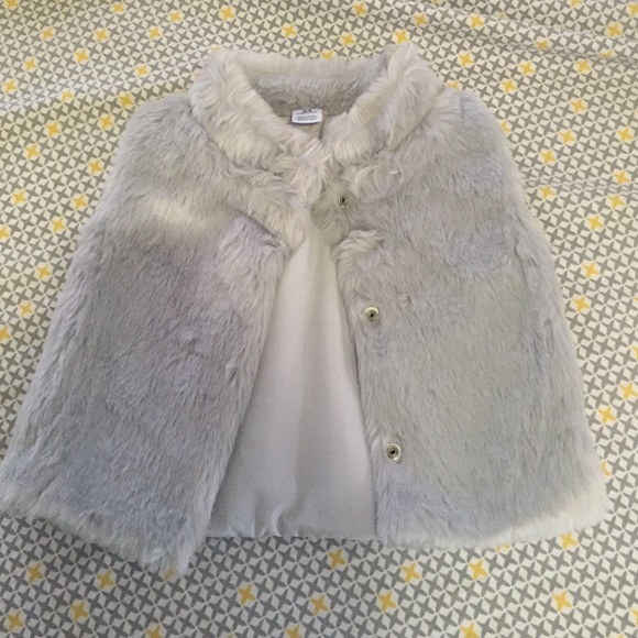 Toddler fur vest