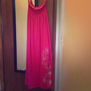 Strapless maxi dress size L