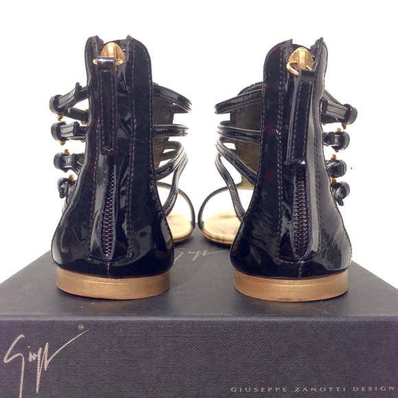 Giuseppe Zanotti Black Patent Leather Gladiators - Picture 2 of 4