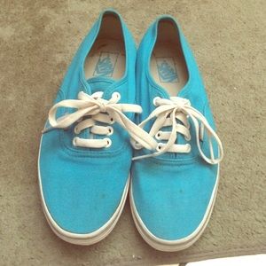 VANS bright blue shoes