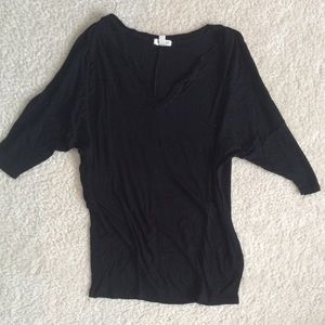 Silence + Noise Black Slouch Shirt