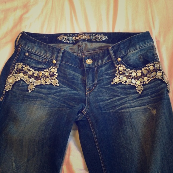 Jeweled Denim
