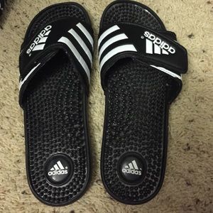 Adidas slip on sandals