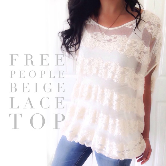 Free People Tops - Free People Billowy Lace Top