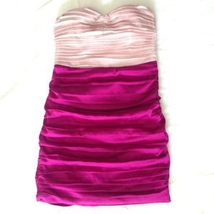 Express Strapless Cocktail Dress