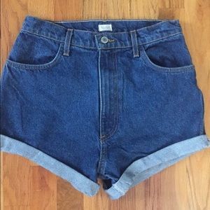 Brandy Melville Cuffed Denim High Waisted Shorts