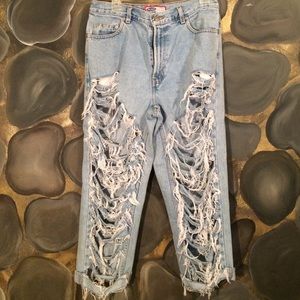 Hand Distressed Jeans