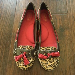 REDUCED💕Sperry Top Sider Leopard Print Loafers