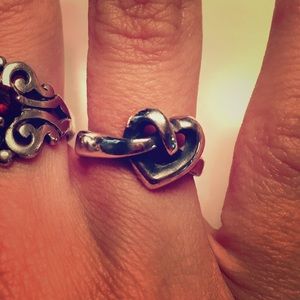 James Avery heart knot ring