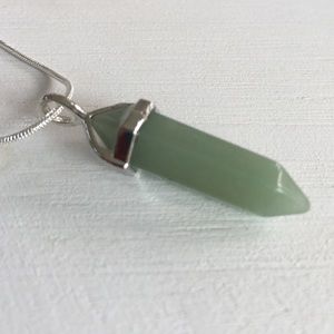 FREE w/ purchase.  Aventurine pendant