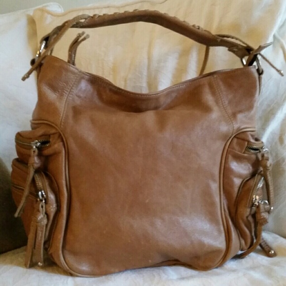 Tano tan leather shoulder bag - Picture 1 of 4