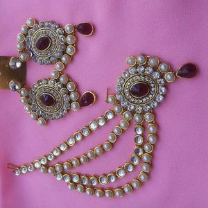 Head Accessory with Earrings