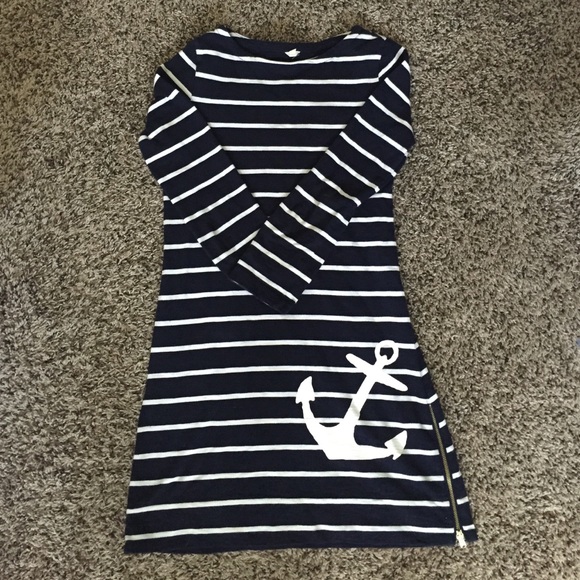 J crew striped dress