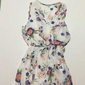 Charlotte Russe flower printed jumpsuit
