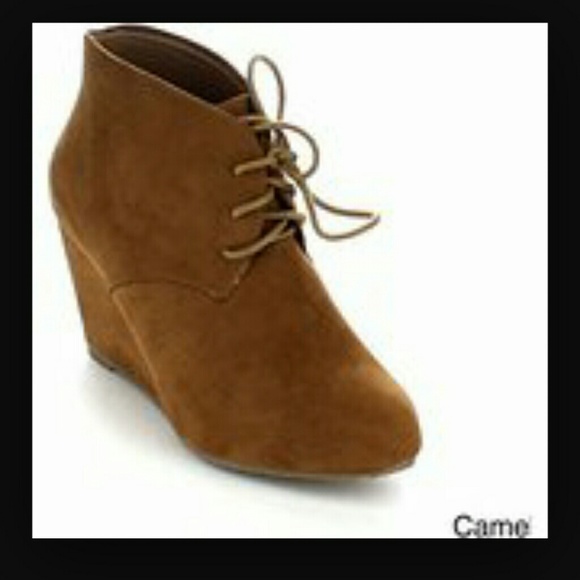 Suede wedges