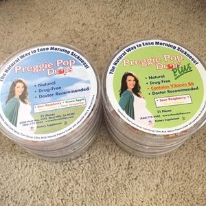 6 packs of Preggie Pop Drops