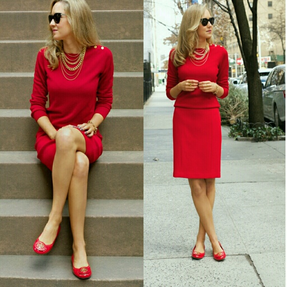 Tory Burch Shoes - Tory Burch red flat shoes