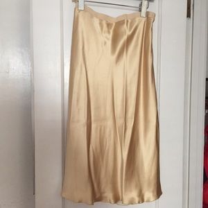PRADA gold skirt