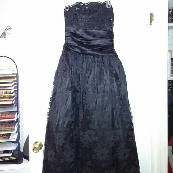 Black formal dress