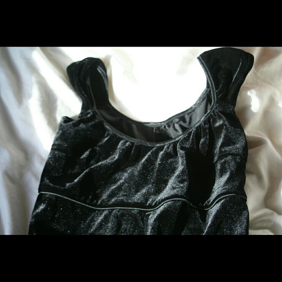 Black Velvet Maxi Dress