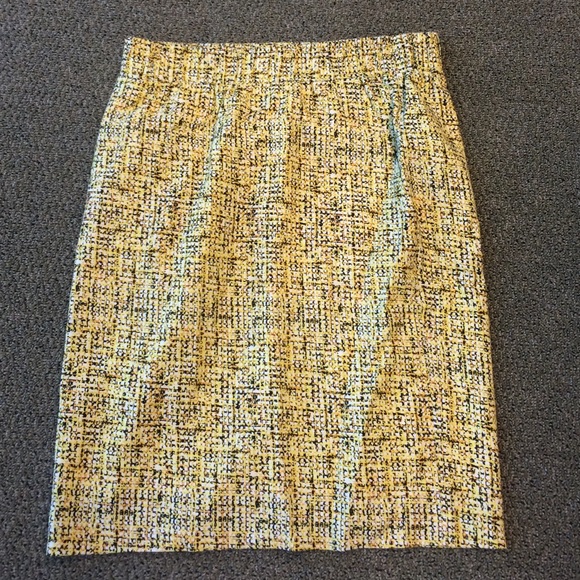 Black and yellow skirt