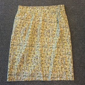 Black and yellow skirt