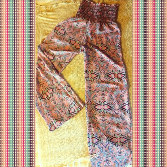 Bohemian palazzo hippie pants