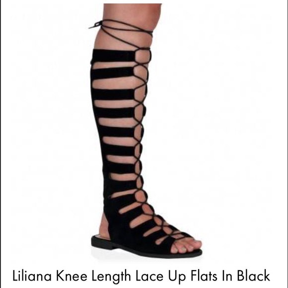 Public desire lace up sandals