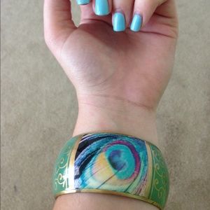Teal Cuff Bracelet