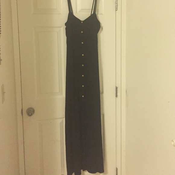 Black Maxi Dress - Picture 1 of 4