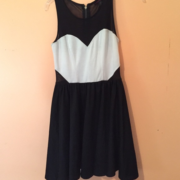 Mesh Skater Dress