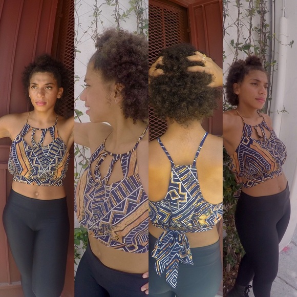 Cut out crop tops