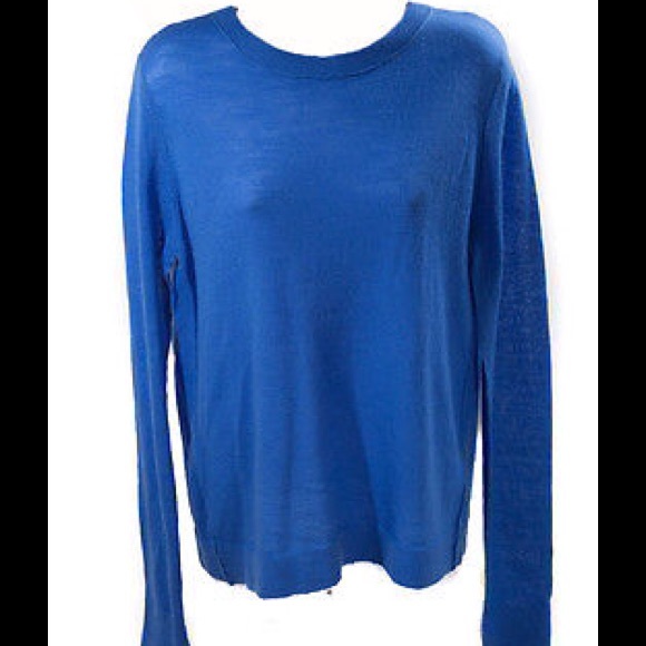 A.L.C. Exclusive Blue Open Back Sweater