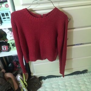 LA hearts red sweater