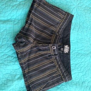 vans stripped shorts