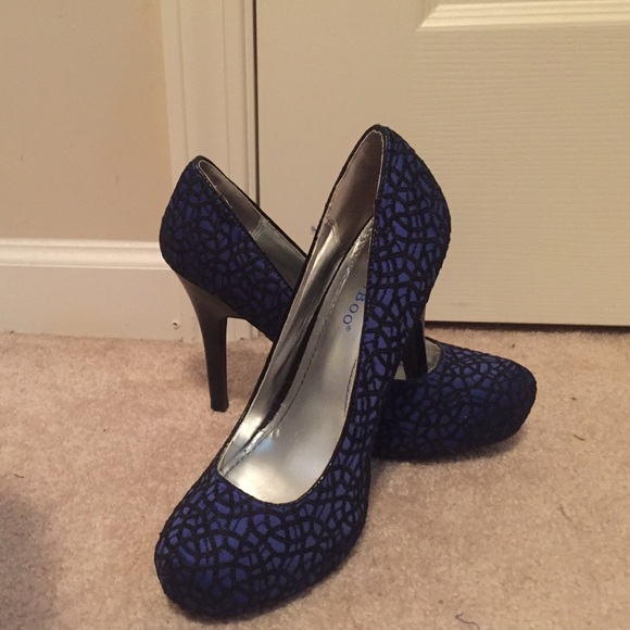 Blue heels