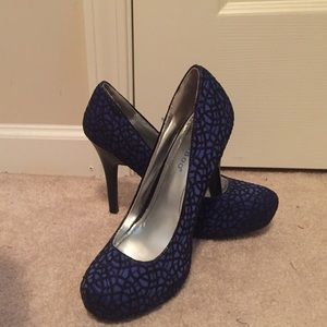 Blue heels