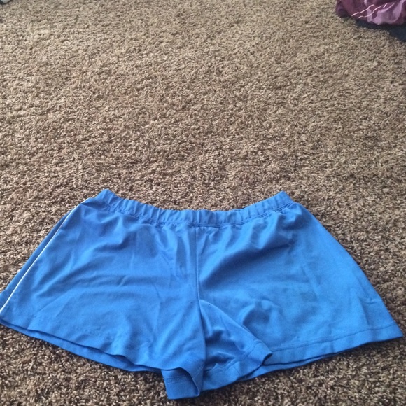 Blue athletic works shorts