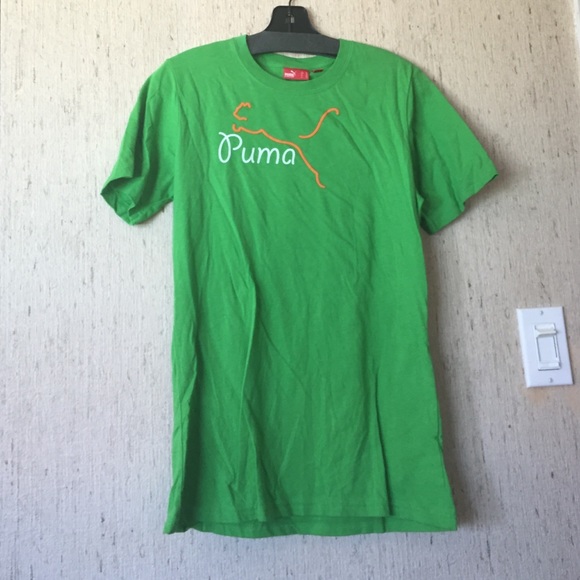 Green Women's Puma Shirt