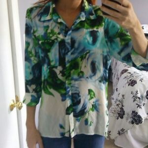 Long sleeved buttoned down Shear Shirt